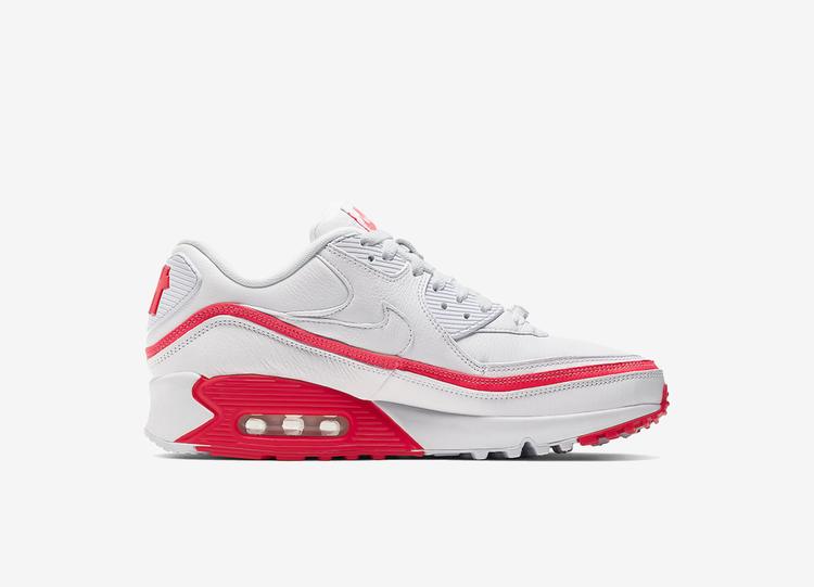 NIKE Air Max 90 x Undefeated White Red
