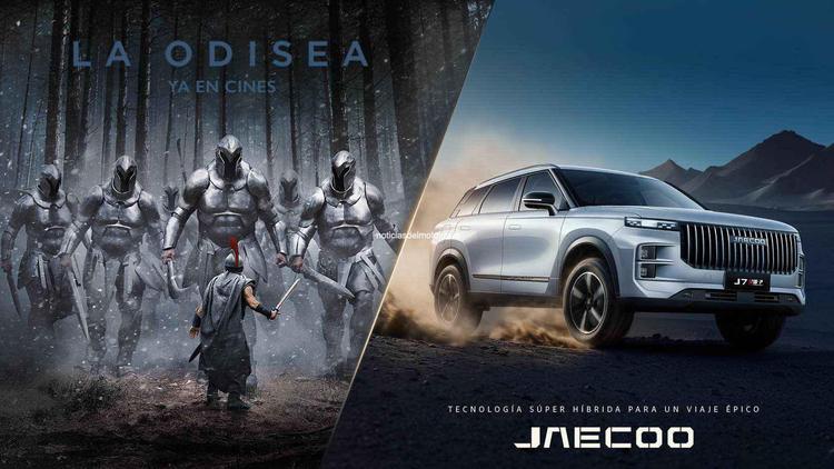EL JAECOO 7 SHS HÍBRIDO ENCHUFABLE PROTAGONIZA EL ESTRENO DE LA ODISEA, LA NUEVA PELÍCULA DE CHRISTOPHER NOLAN