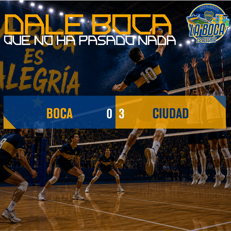 Caída del Voley Masculino ante Ciudad