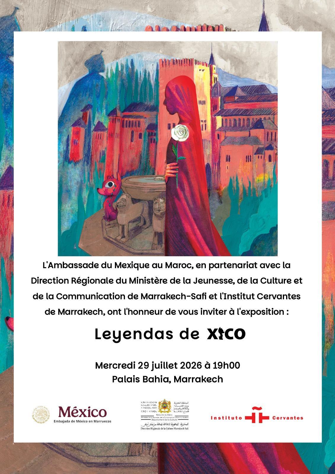 Légendes  de Xico au Palais Bahia à Marrakech