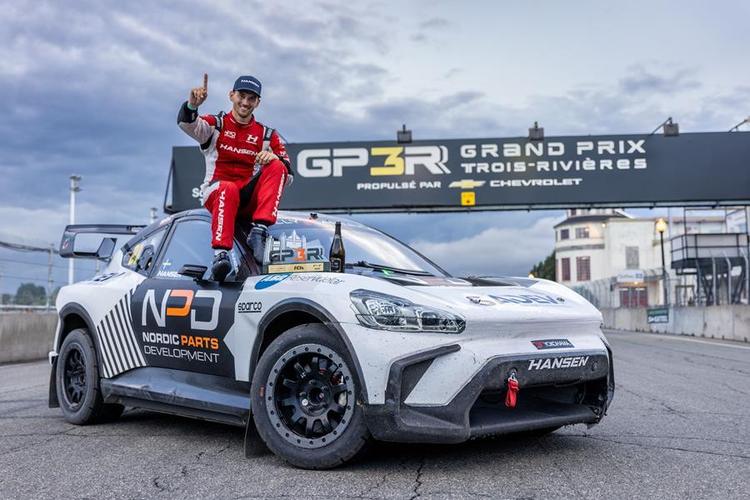 Dix ans après, Timmy Hansen renoue avec la victoire à Trois-Rivières