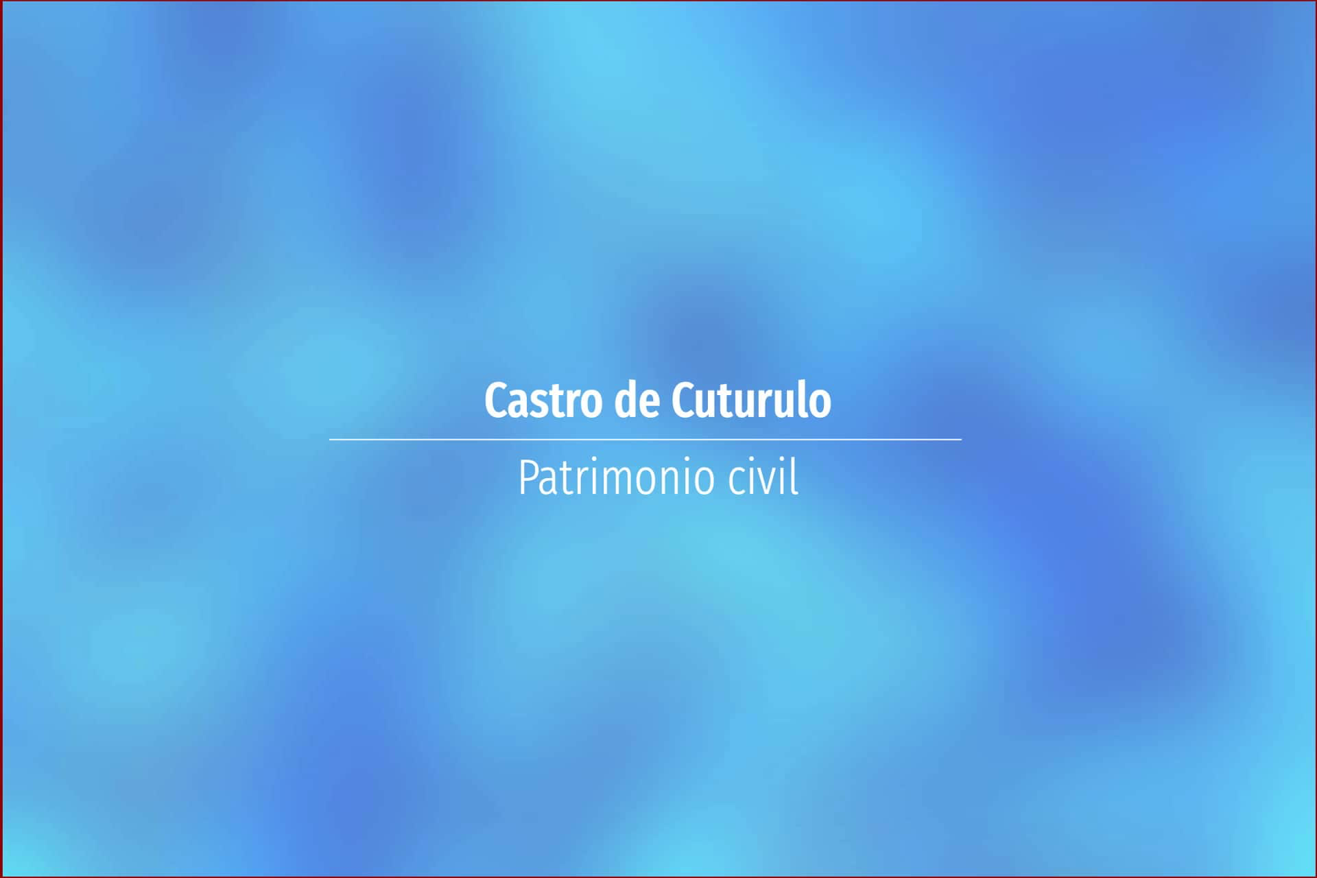 Castro de Cuturulo