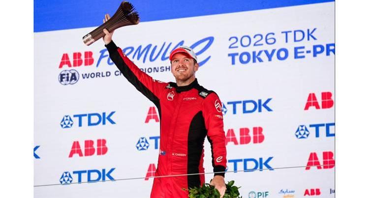 NICK CASSIDY VUELVA A SUBIR AL PODIO CON EL CITROËN RACING FORMULA E TEAM, Y LO HACE EN LA PRIMERA CARRERA NOCTURNA DE TOKIO