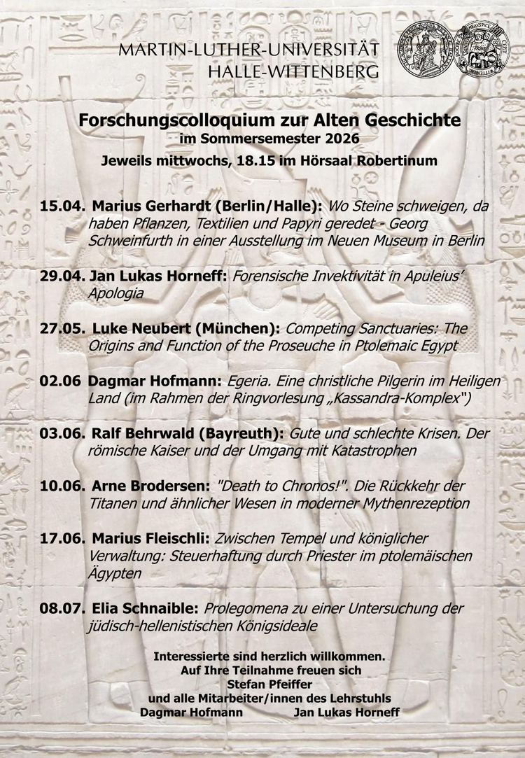 Zwischen Tempel und königlicher Verwaltung: Steuerhaftung durch Priester im ptolemäischen Ägypten