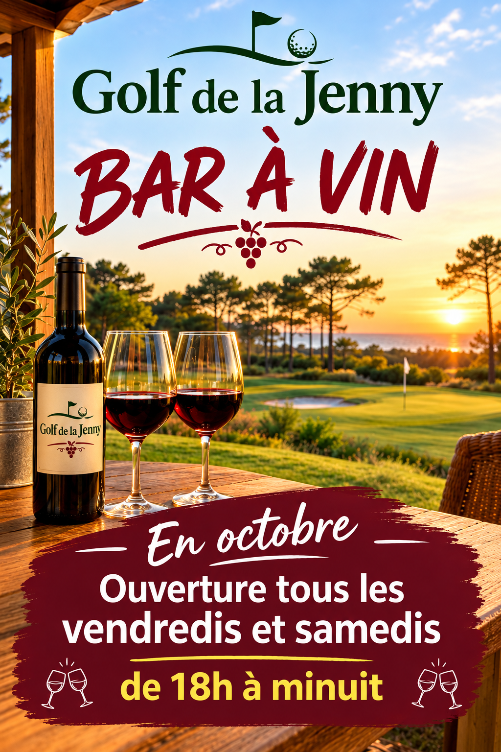 Club House du Golf : les horaires en octobre