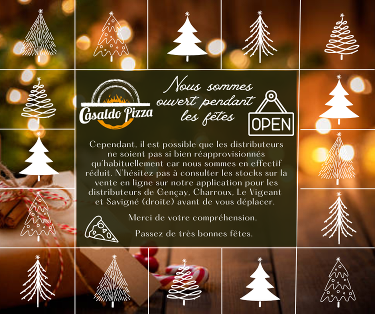 Nous sommes ouvert !