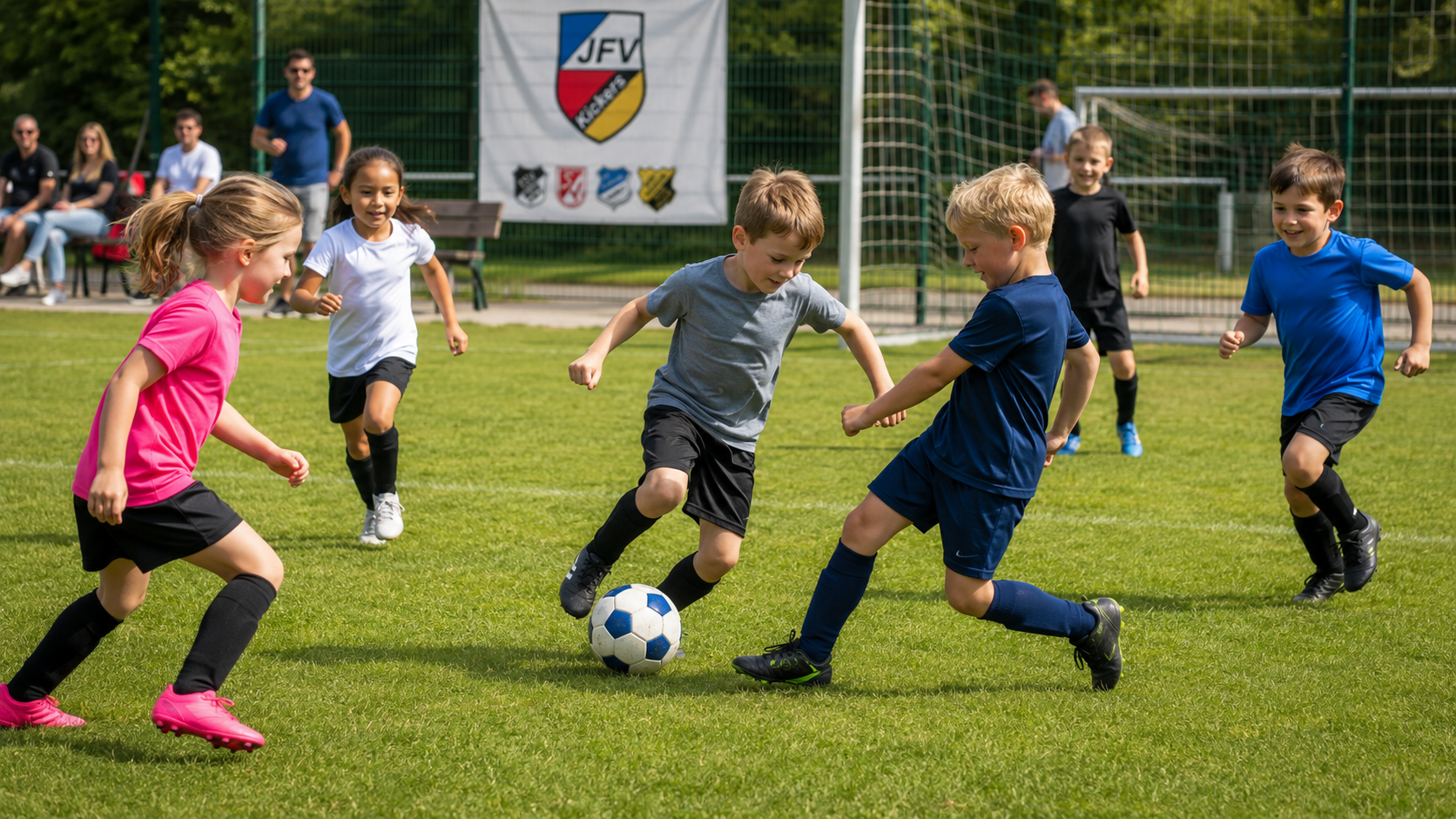 1 .Fussballkennenlerntraining JFV Kickers der Jahrgänge 2020 und jünger