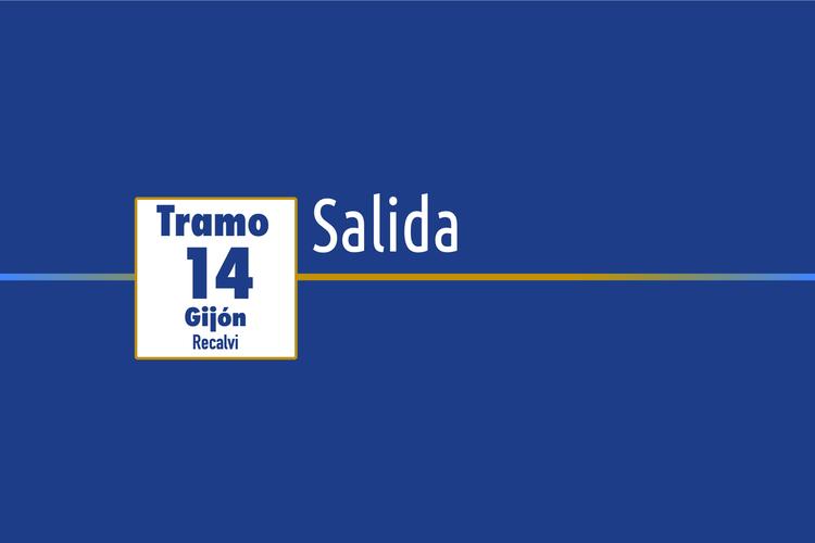 Tramo 14 › Gijón Recalvi › Salida