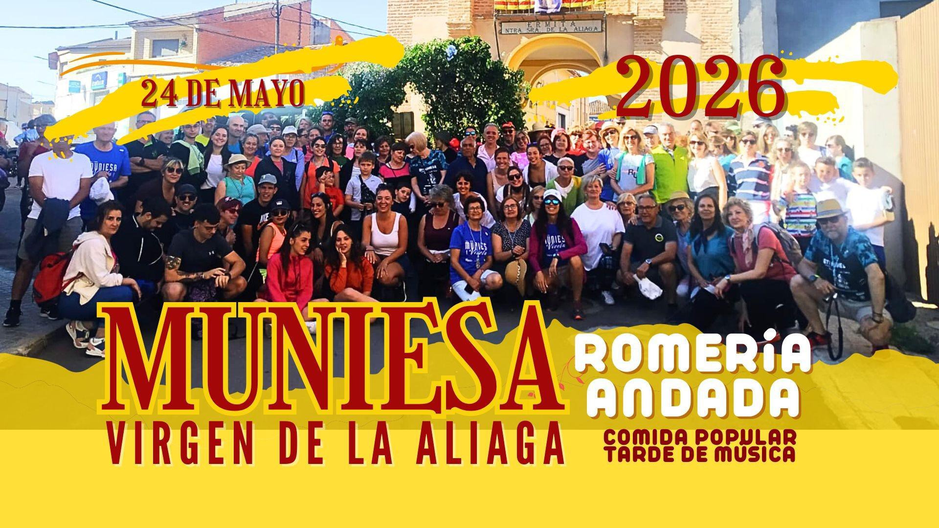 MUNIESA. ROMERÍA, ANDADA COMIDA Y MÚSICA