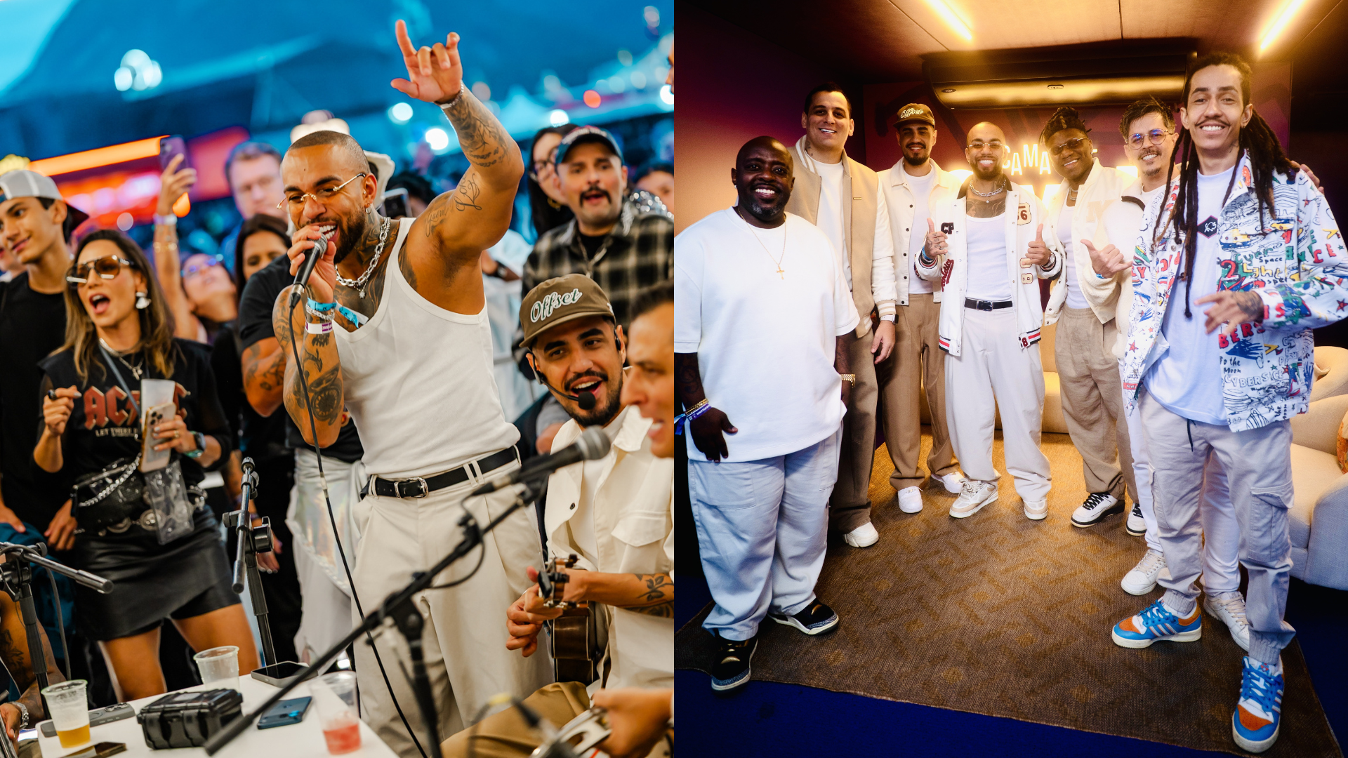 Di Propósito celebra show no Camarote Favela do Rock in Rio: "Vai ficar marcado na nossa história"
