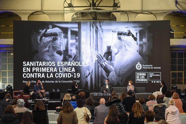 Los sanitarios españoles en primera línea contra la Covid-19, Premio Princesa de Asturias de la Concordia 2020