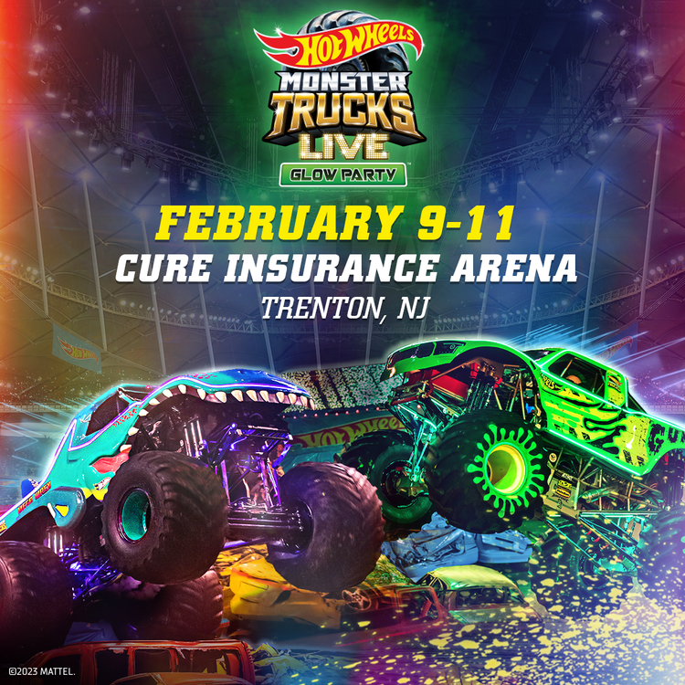 Hot Wheels Monster Trucks Live™ Glow Party™ - Lights Up Trenton, Feb. 9-11, 2024