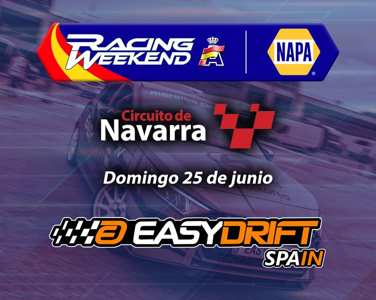 Vive tu experiencia EasyDrift en el Circuito de Navarra junto al NAPA Racing Weekend 