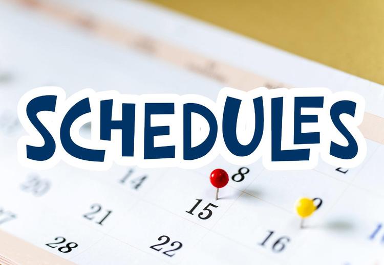 Schedule of Events