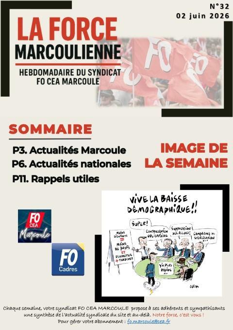 La FOrce Marcoulienne : hebdo FO n°32