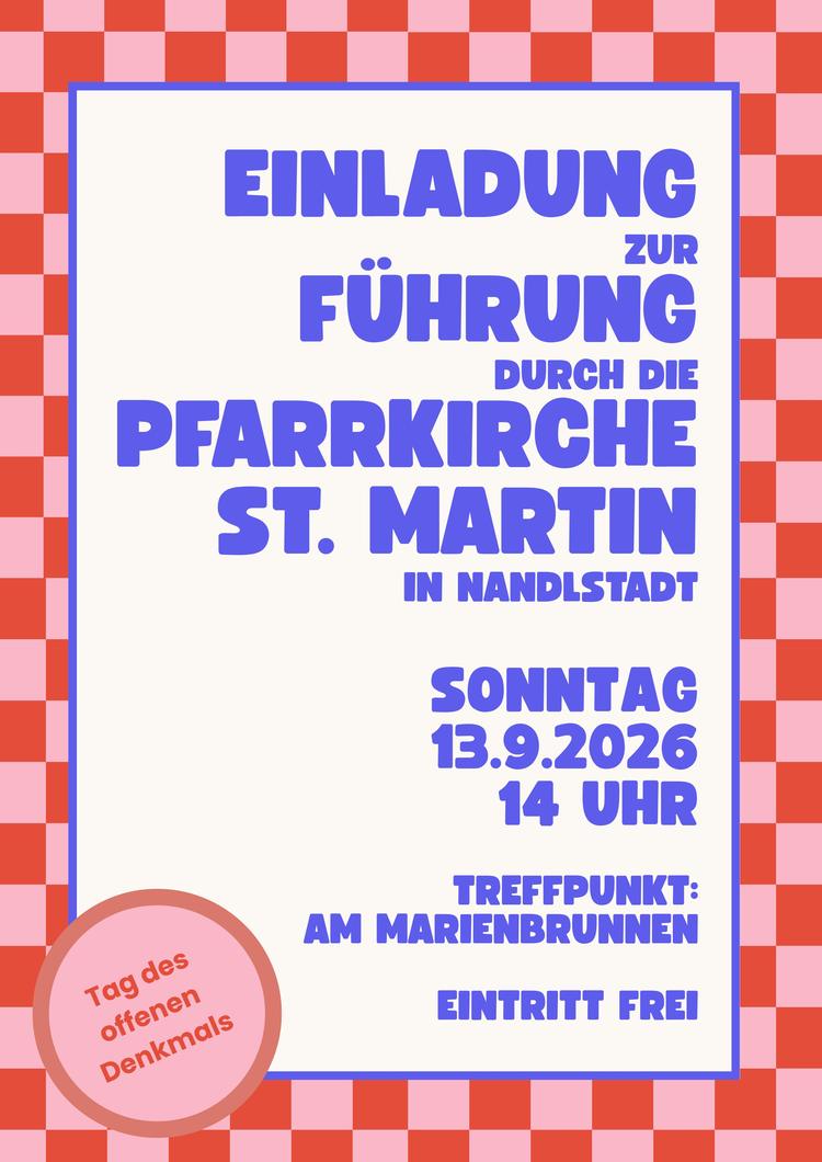 13.09.2026 - Kirchenführung Nandlstadt