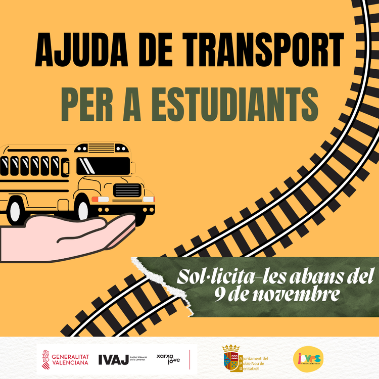 Benitatxell convoca ayudas al transporte para estudiantes por valor de 4.500 €
