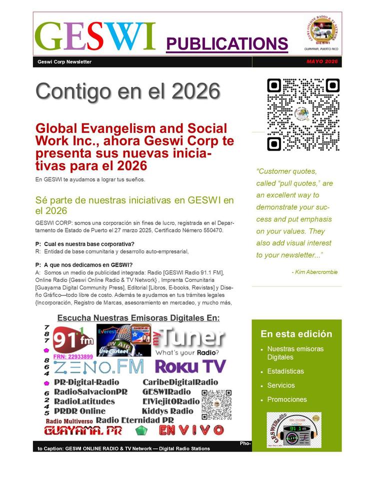 GESWI MAYO 2026