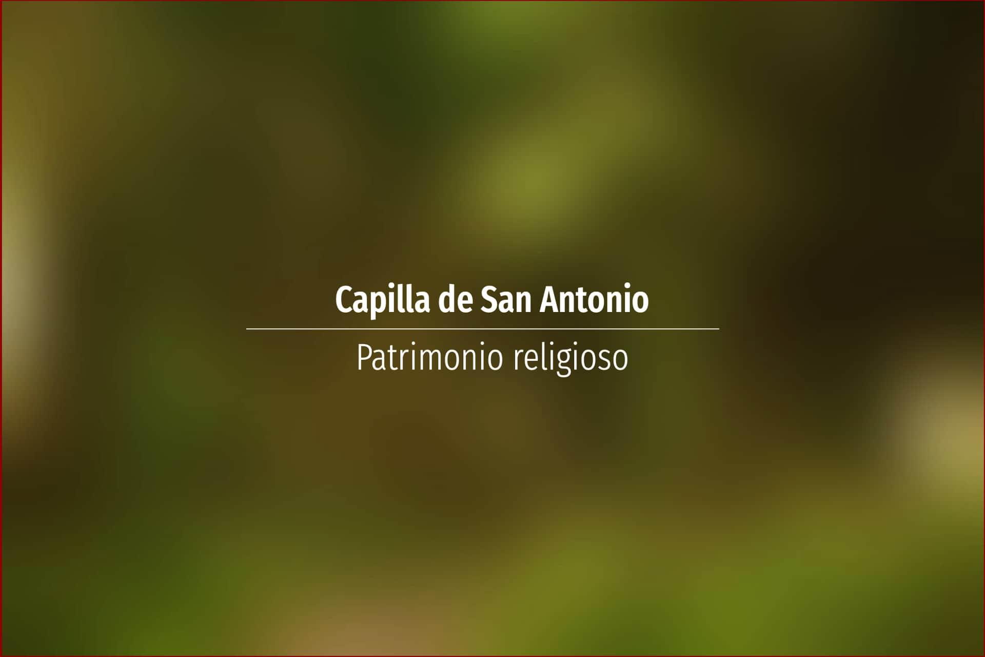 Capilla de San Antonio