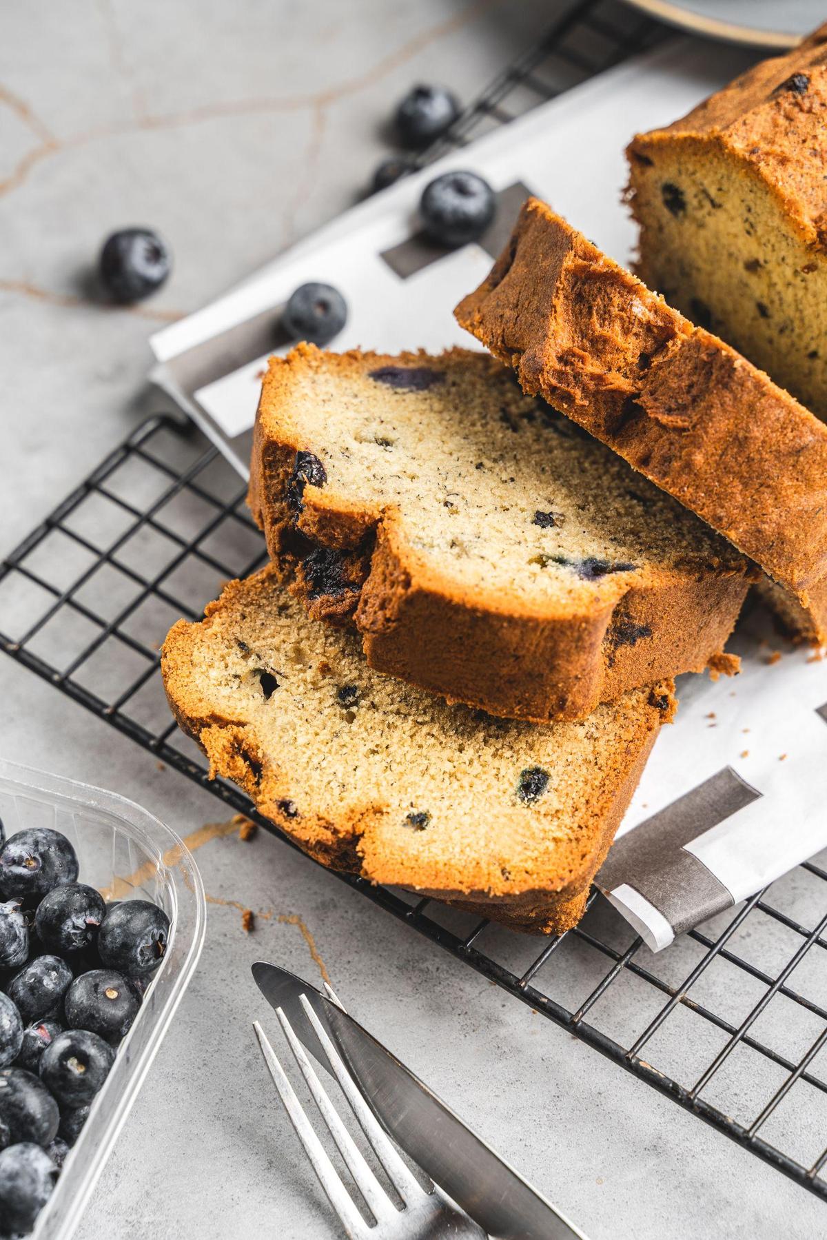 Blueberry Lemon Pound Cake