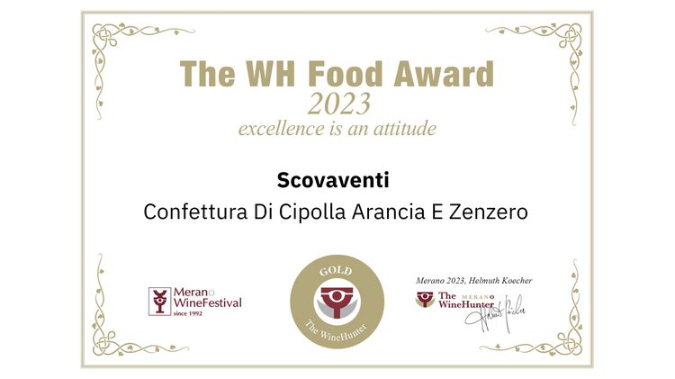 The WH Food Award Confettura Di Cipolla Arancia E Zenzero