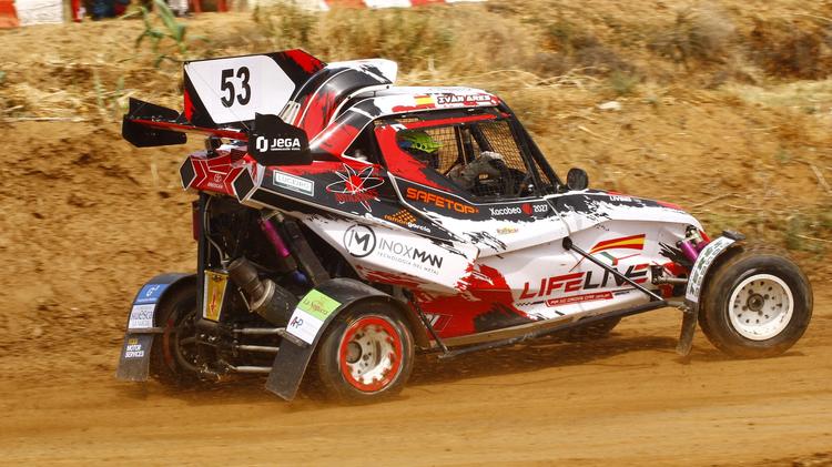 Iván Ares, el mejor de los pilotos españoles en Seelow