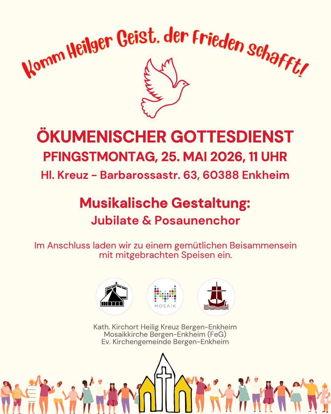 Ökum. Gottesdienst am Pfingstmontag