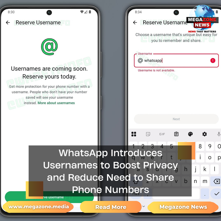 WhatsApp Introduces Usernames to Boost Privacy and Reduce Need to Share Phone Numbers