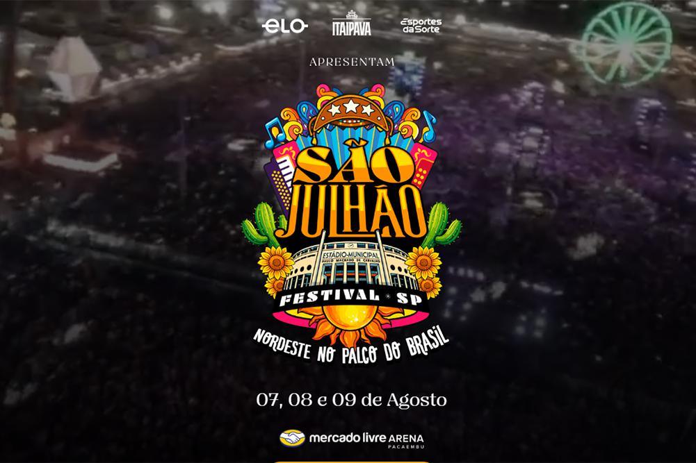 ”São Julhão Festival São Paulo” abre vendas de ingressos para celebração inédita do forró e da cultura nordestina no Pacaembu
