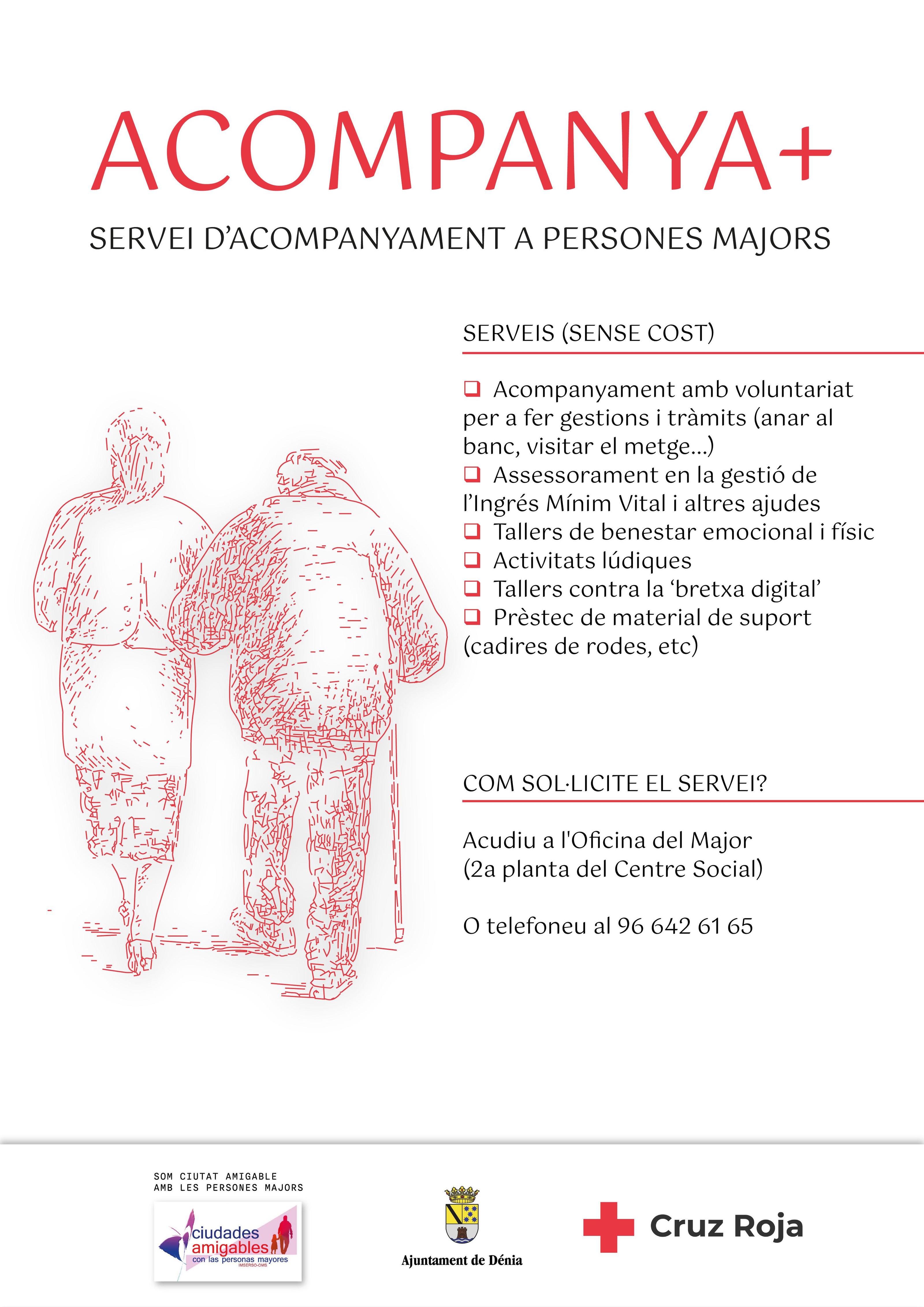 Dénia amplía la atención a las personas mayores con ‘Acompaña+’, un programa contra la soledad no deseada