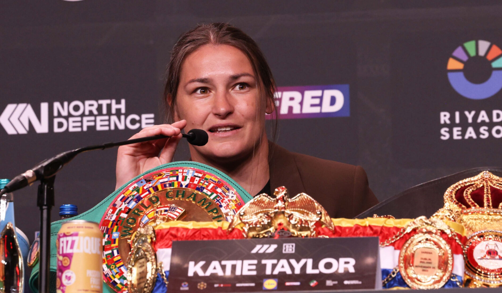 Katie Taylor pays emotional tribute to her family after victorious Croke Park farewell 