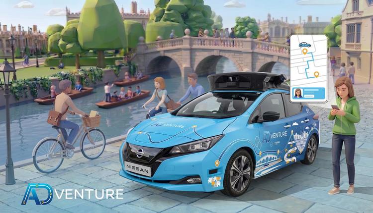 Nissan lanza un Proyecto de Investigación de Conducción Autónoma para llevar el servicio de movilidad del futuro a las calles del Reino Unido