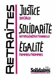Retraites, justice sociale, solidarité intergénérationnelle, égalité femmes/hommes
