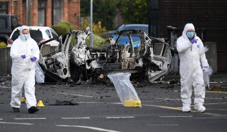 Police believe New IRA may be behind station attack as they launch attempted murder investigation