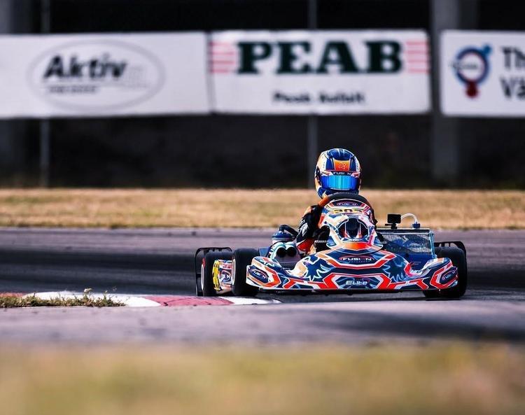 Daniel Mirón, subcampeón de Europa Junior de karting en Kristianstad