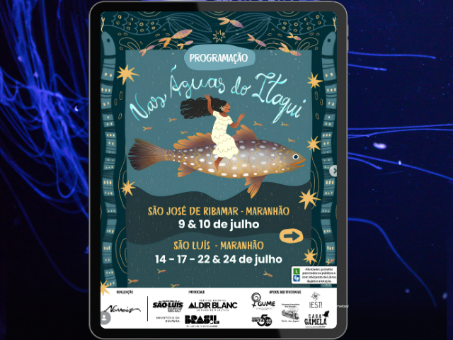 Projeto "Nas Águas do Itaqui" desembarca na Casa Gamela com oficina e espetáculo gratuitos nos dias 9 e 10 de julho