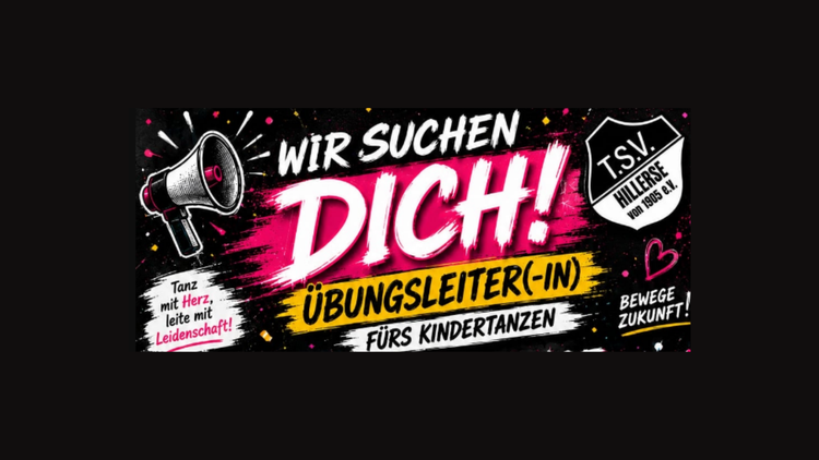 T.S.V. Hillerse sucht Übungsleiter(-in) fürs Kindertanzen