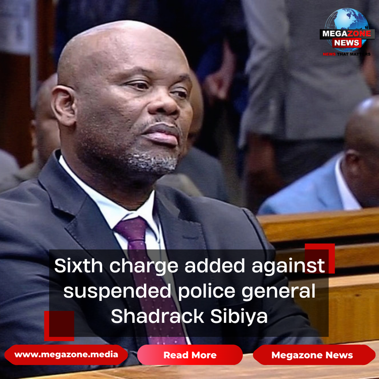 Sixth charge added against suspended police general Shadrack Sibiya