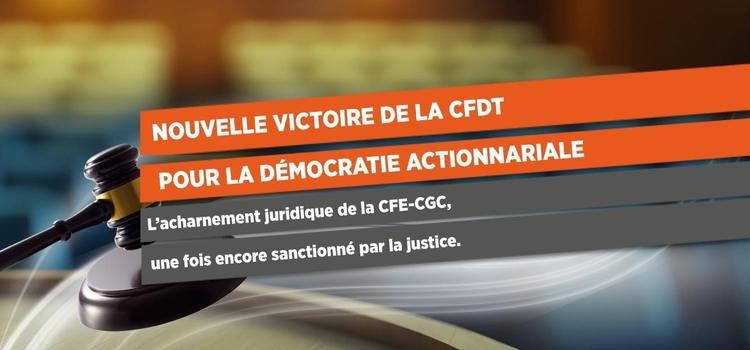 Nouvelle victoire de la CFDT pour la démocratie actionnariale