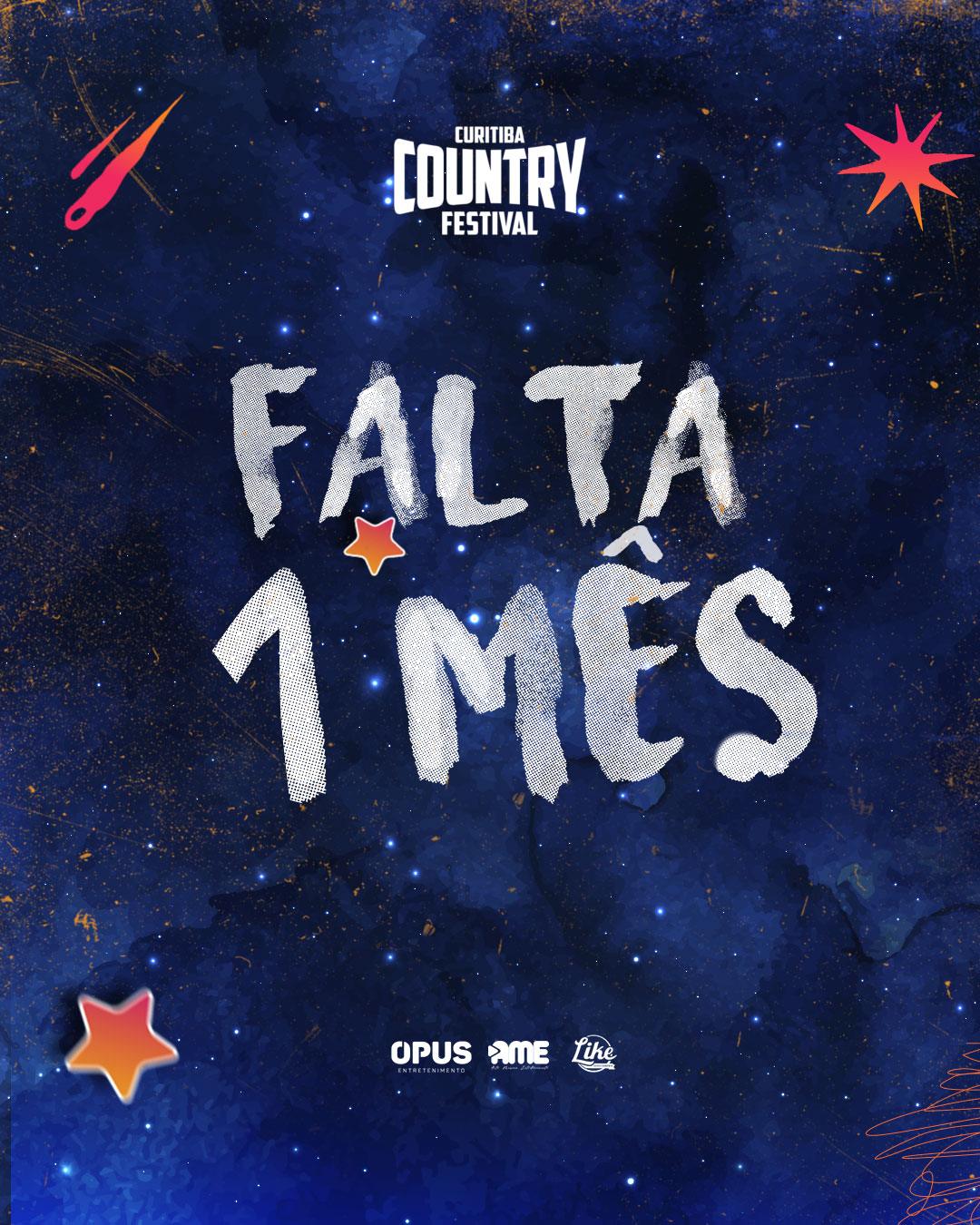 Curitiba Country Festival 2024: contagem regressiva para o maior festival de música do Paraná