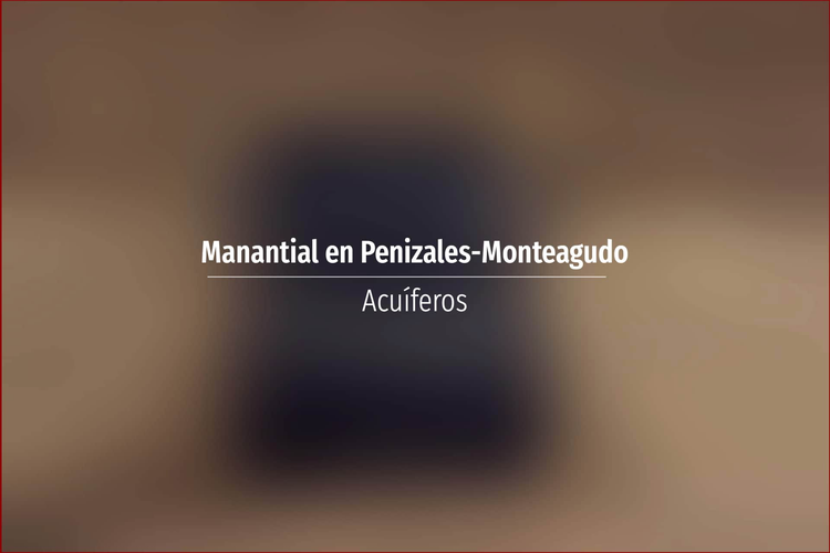 Manantial en Penizales-Monteagudo