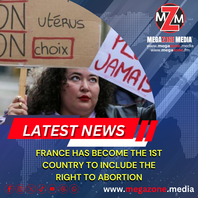 France has become the 1st country to include the right to abortion 