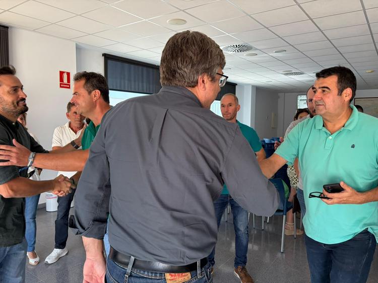 Representantes de COAG visitan Lebrija y la Comunidad de Regantes del B-XII para analizar el presente y futuro del sector agrícola