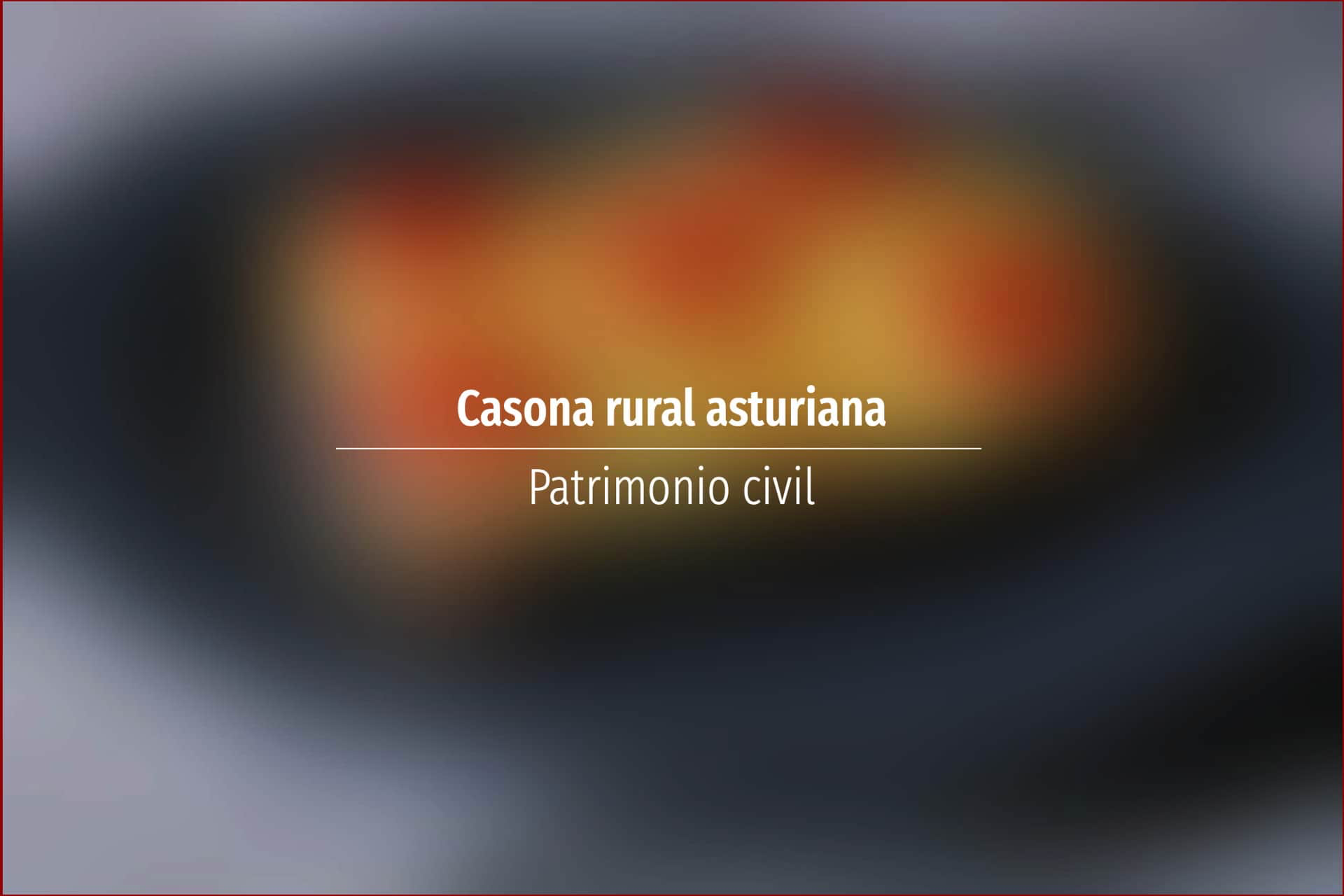 Casona rural asturiana