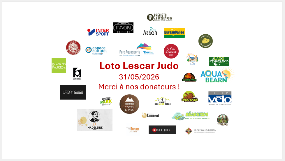 Lescar Judo mobilisé pour son premier loto