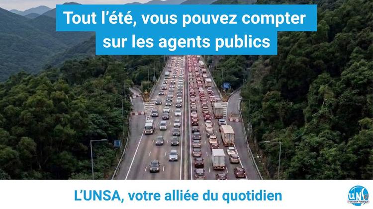 Tout l'été, vous pouvez compter sur les agents publics !
