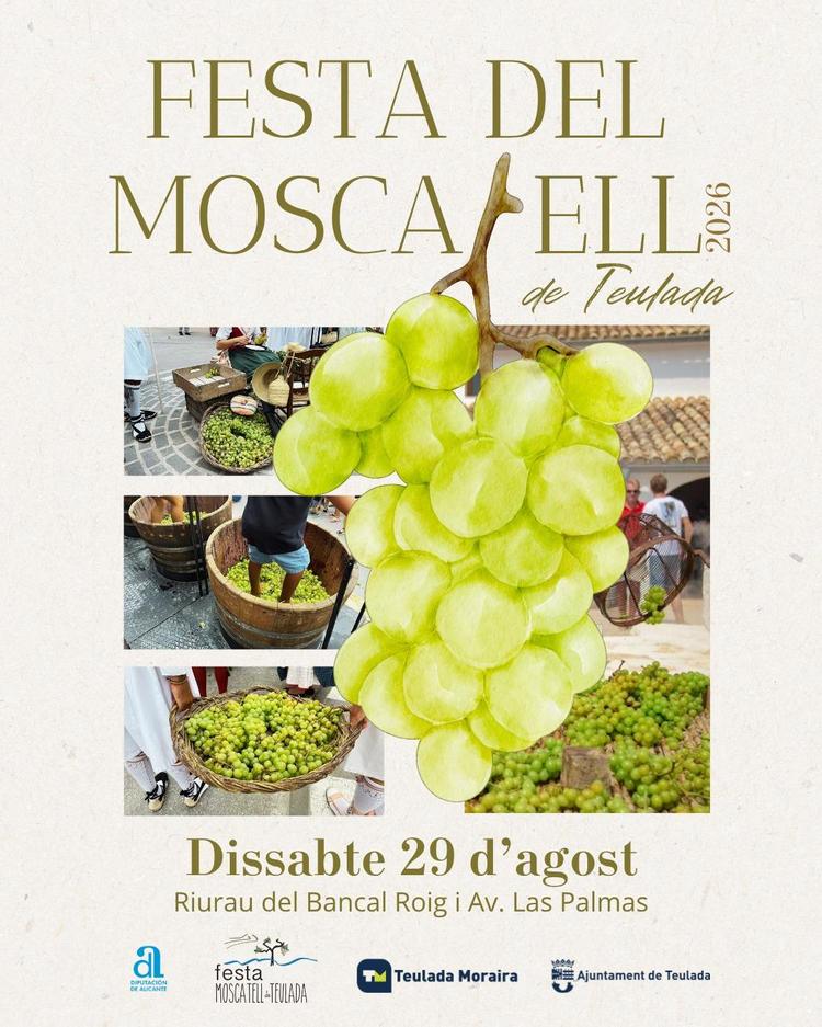 La Festa del Moscatell vuelve a Teulada con tradición, gastronomía y música