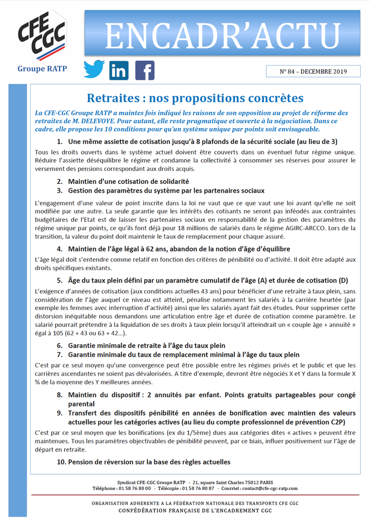 Encadr'ACTU n°84