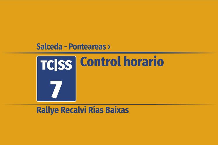 Tramo 7 &nbsp;›&nbsp; Salceda - Ponteareas | Control horario