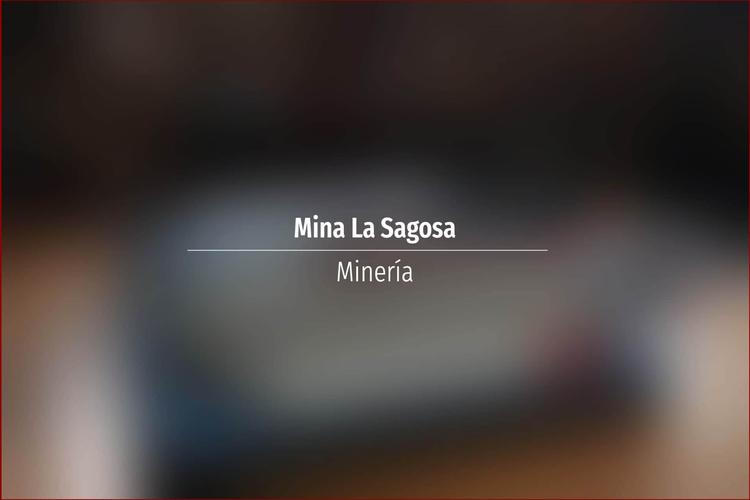 Mina La Sagosa